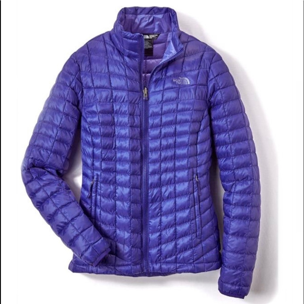 𝅺THE NORTH FACE l Purple ThermoBall Quilted Puffer Winter Ski Jacket XS